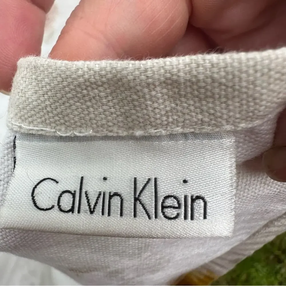 Calvin Klein‎ Floral fall brown & gold Fabric Tablecloth  harvest autumn colors